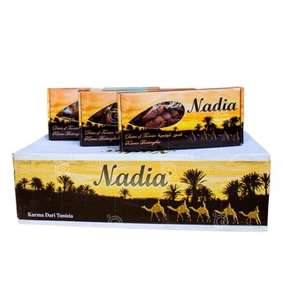 (1 ลัง 12 กล่อง) อันดับ 1 !! อินทผาลัม Nadia 500 กรัม หอม หวาน อร่อย ของแท้ 100%
