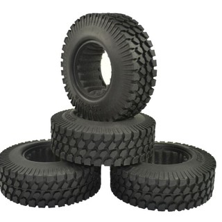 1.9 Crawler Tire 1.2 Inch Wide For Defender D90 D110 TF2 SCX10 (4) Black V2 for Axial SCX10