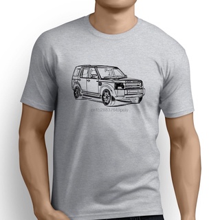 เสื้อยืดโอเวอร์ไซส์ใหม่ เสื้อยืดลําลอง แขนสั้น พิมพ์ลายรถยนต์ Rover Discovery 3 Inspired Car อเนกประสงค์ DIY สําหรับผู้ช