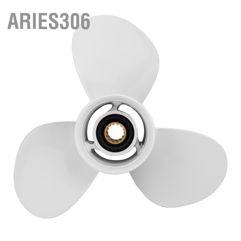 aries306-มอเตอร์ใบพัดอลูมิเนียม-3-ใบพัด-1-8-x13-g-สําหรับเรือ-yamaha-30-60hp