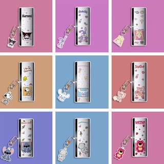 ในสต็อก HUAWEI FreeBuds ลิปสติกเคสน่ารักการ์ตูนคู่นักบินอวกาศ freebudslipstick ฝาครอบ soft TPU ใสเคสป้องกันพร้อมตะขอเครื่องประดับ