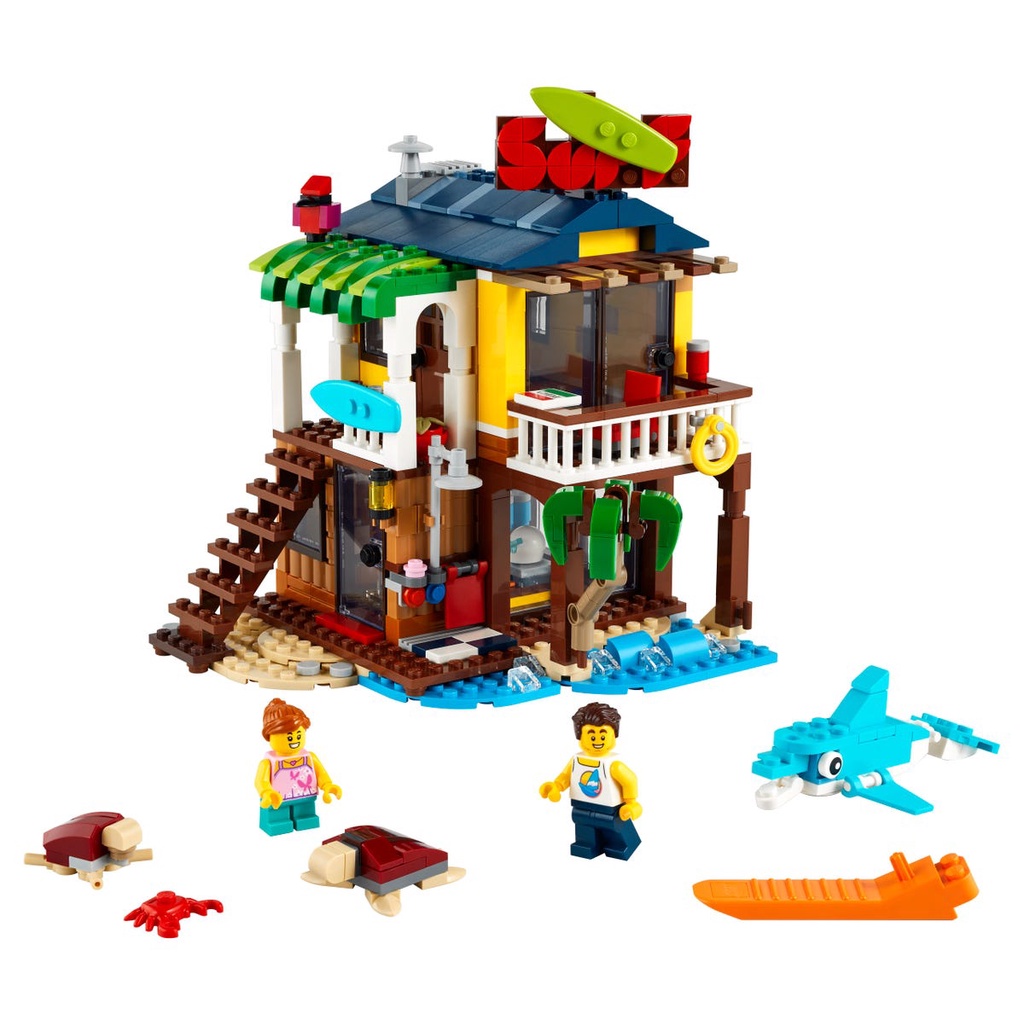 lego-creator-3-in-1-surfer-beach-house-set-31118