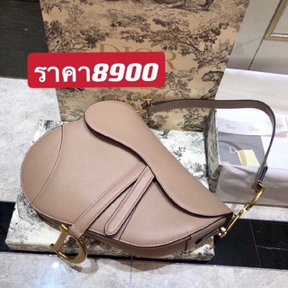 พรี Dior saddle กระเป๋าสะพายไหล่ หนังแท้