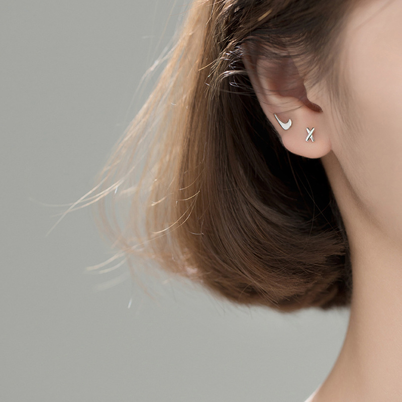 s925-sterling-silver-symbol-earrings-simple-cute-earrings-student-female-jewelry-gift
