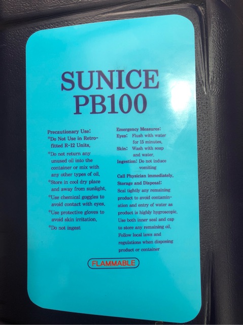 น้ำมันคอมแอร์รถยนต์-r134-sunoco-1-ลิตร-น้ำมันคอมเพรสเซอร์