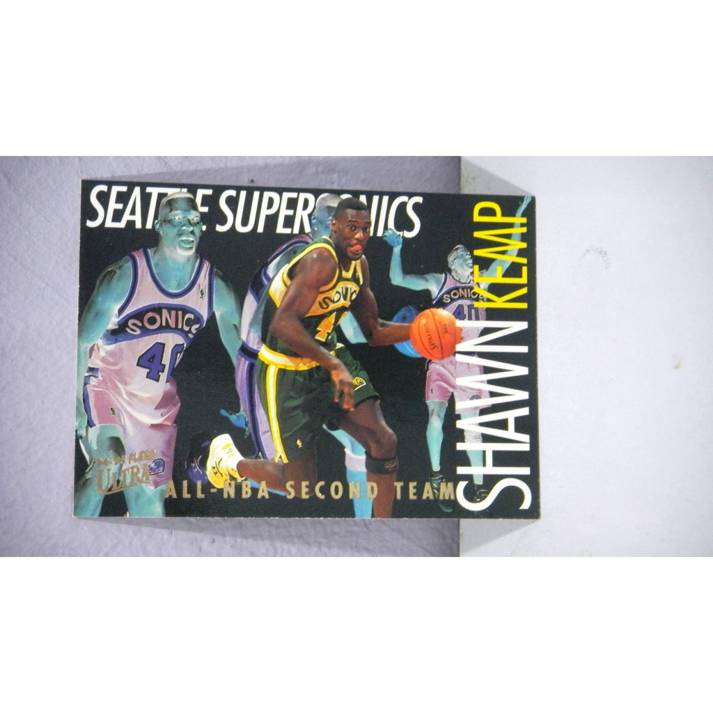 การ์ดเทรด NBA 9495 Fleer ULTRA ALLNBA 8 SHAWN KEMP Shopee Thailand