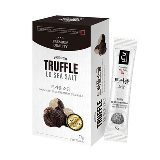 เกลือผสมเห็ดทรัฟเฟิล premium truffle LO sea salt เกลือพรีเมี่ยม 75g 15ea 최고급 트러플 소금