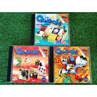 VCD แผ่นเพลง Quick-Oke vol.1 ,2 ,3 (เสือ ธนพล,วงแคลช Clash , อัสนี & วสันต์ , เสก โลโซ , อ้น ศรีพรรณ)