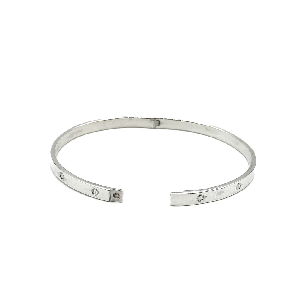 กำไลลายหัวน๊อต-เนื้อเงินแท้-กำไลเงินแท้-925-dsp-925-sterling-silver-bangle-gspc0088