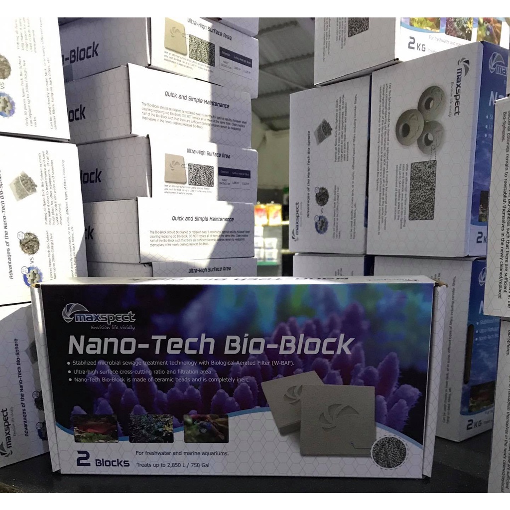 maxspect-nano-tech-bio-spheres-ที่อยู่อาศัยของแบคทีเรียในระบบตู้ปลา-บ่อปลา-ลดแอมโมเนีย-bio-media-ลดแอมโมเนีย-no2-no3-po4