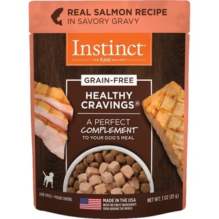 อาหารเปียกสุนัข Instinct Healthy Cravings สูตร Real Salmon แซลมอน ขนาด 85 g