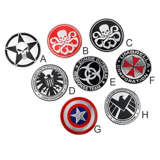 ภาพหน้าปกสินค้า1 x 3D Metal Umbrella Corporation S.H.I.E.L.D SHIELD Hydra Logo Car Emblem Decal ซึ่งคุณอาจชอบราคาและรีวิวของสินค้านี้