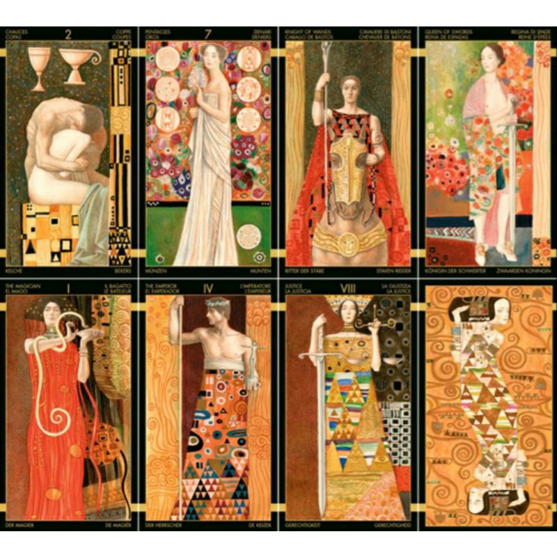 ไพ่ยิปซีฟาโรห์เคลือบทองหรูหรา-klimt-tarot-ไพ่ยิปซีอียิปต์-ไพ่ยิปซีแท้ลดราคา-ไพ่ยิปซี-ไพ่ทาโร่ต์-ไพ่ออราเคิล-tarot-card