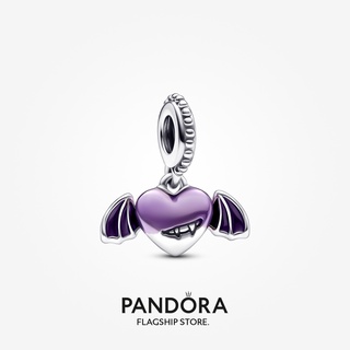 Pandora ปีกแวมไพร์ หัวใจ ห้อยของขวัญวันหยุด สําหรับผู้หญิง p804