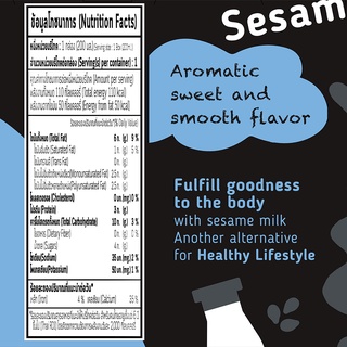 ภาพขนาดย่อของภาพหน้าปกสินค้าSesamilk Original Sesame Milk 200 ml. (Pack3) : เลือกรสได้ จากร้าน supermarket บน Shopee ภาพที่ 7