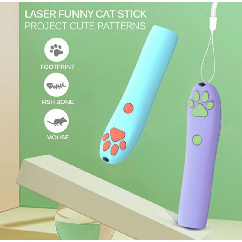 ของเล่นแมว-เลเซอร์แมวรูปสัตว์-จัดส่งคละสี