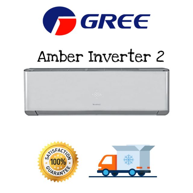 ภาพหน้าปกสินค้าGree แอร์ติดผนัง รุ่น Amber Inverter 2 ขนาด 9,000 - 24,000 BTU