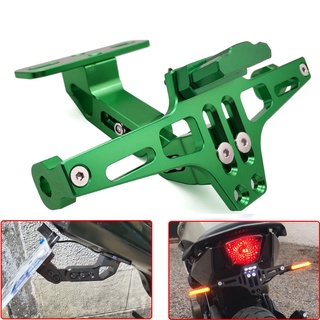 Motorcycle Rear License Plate Mount Holder and Signal Lamp For KAWASAKI KLX 150 250 KLX250 KLX 450R KDX 125 250 300 Acce