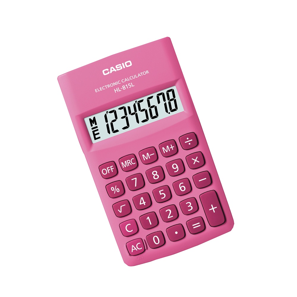 ภาพหน้าปกสินค้าCasio Calculator เครื่องคิดเลข รุ่น HL-815L-PK สีชมพู จากร้าน casio_automation_officialshop บน Shopee
