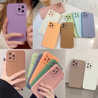 CASE TPU เคสนิ่มสีพื้น เคสสีเรียบ กันกระเเทก มาใหม่9สี สำหรับรุ่น ไอโฟน 6s i7 i8 se2020 6plus 7plus 8plus i11