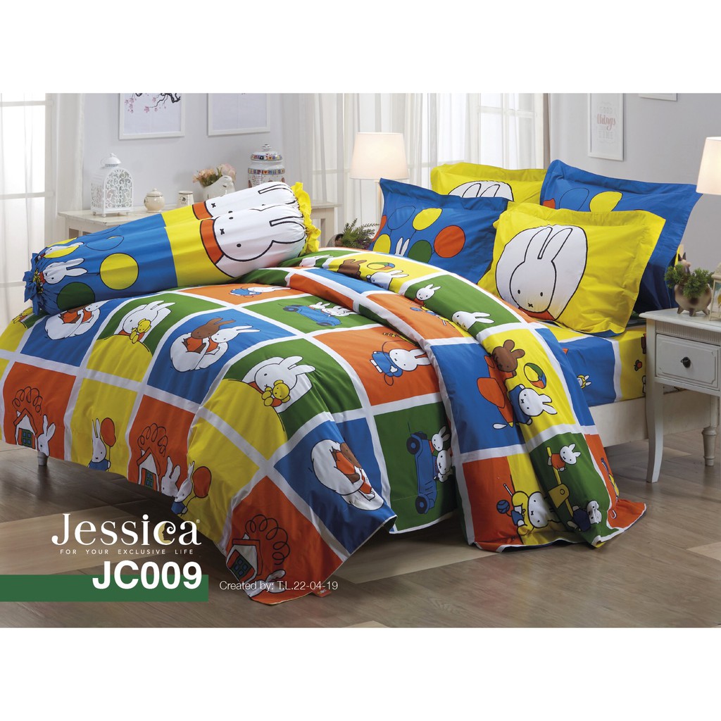 jc009-ผ้าปูที่นอน-ลายการ์ตูน-jessica