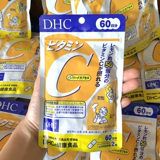 🚩แพคเกจใหม่🍋DHC Vit-C120 เม็ด 60วัน💯ร้านเรานำเข้าจากญี่ปุ่น🇯🇵 ของแท้ทุกซอง💥