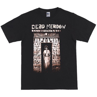 ผ้าฝ้าย 100%เสื้อยืด ผ้าฝ้าย พิมพ์ลาย Dead MEADOW Band โดย Don JuanismS-3XL