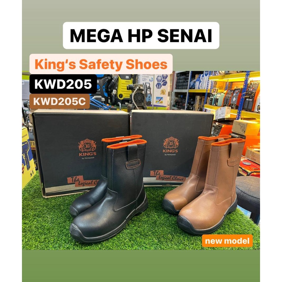 รองเท้าเซฟตี้ King's KWD205 KWD205C (รุ่นใหม่) *Kasut Kerja | Shopee ...