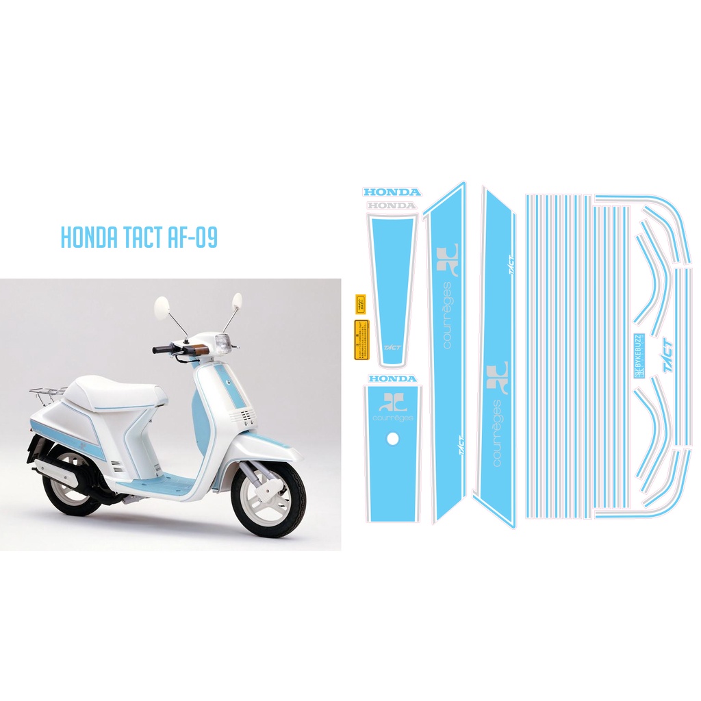 sticker-1985-honda-tact-courreges-สติกเกอร์-tact09