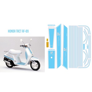 sticker 1985 Honda Tact Courreges สติกเกอร์ TACT09