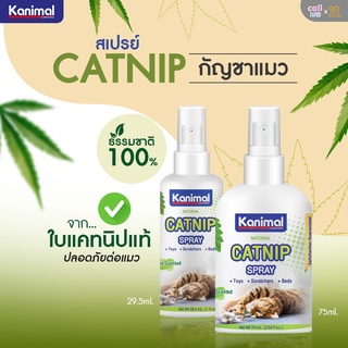 ภาพหน้าปกสินค้าKanimal Catnip Spray สเปรย์แคทนิป กัญชาแมว สูตรธรรมชาติ100% อ่อนโยน ปลอดภัย มีให้เลือก 2 ขนาด ซึ่งคุณอาจชอบสินค้านี้