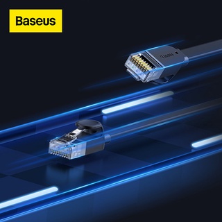 Baseus Cat6 สายเคเบิลเครือข่ายอีเธอร์เน็ต ความเร็วสูง 1000Mbps CAT 6 RJ45 สําหรับเราเตอร์สมาร์ททีวี แล็ปท็อป RJ45