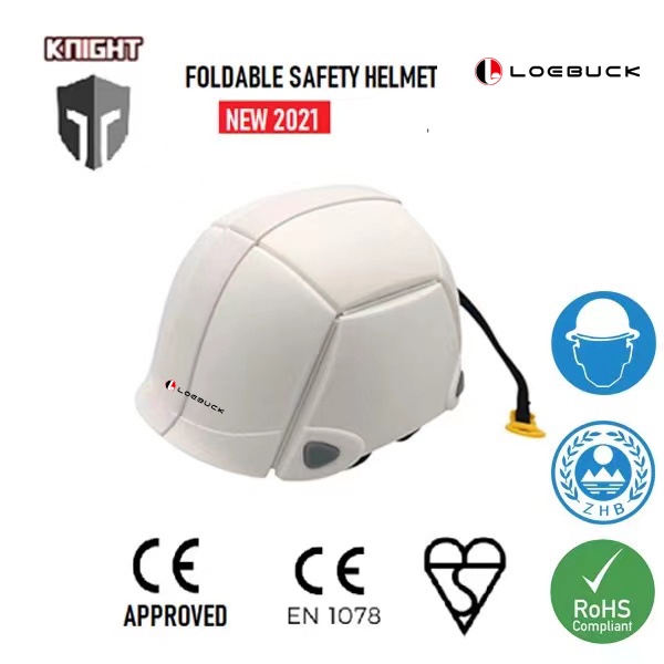 Loebuck FOLDABLE SAFETY HELMET CE APPROVED สีขาว | Shopee Thailand