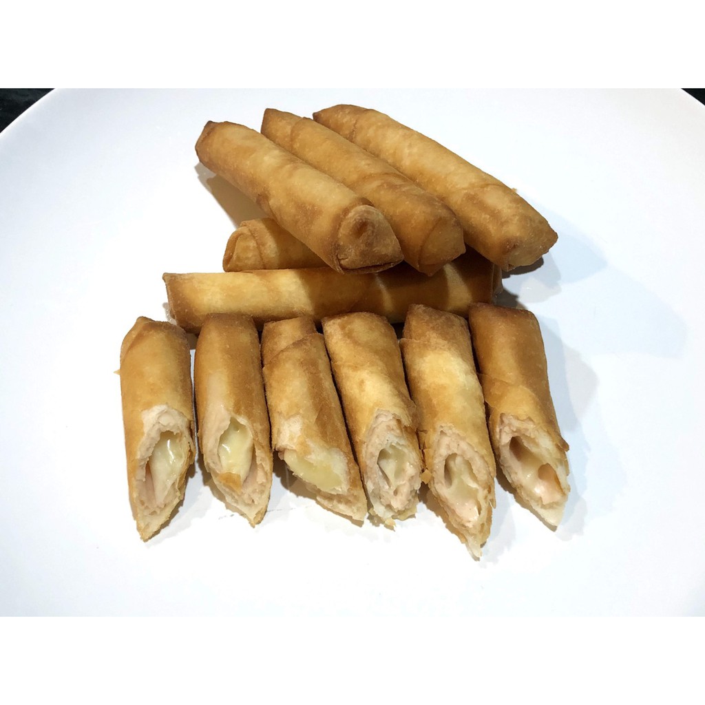 ปอเปี๊ยะแฮมชีส-spring-roll-ปอเปี๊ยะ-20-ชิ้น-แพ็ค-ทอดในหม้อลมร้อน-ทอดน้ำมัน-กรอบอร่อยๆ