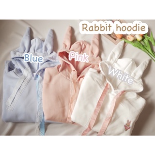Rabbit Hoodie🐇❄️🍉 ฮู้ดดี้ เสื้อแขนยาวน้องต่าย เสื้อกันหนาว