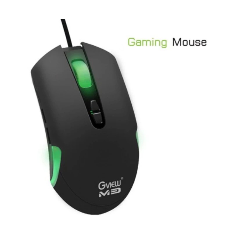 Gview ออปติคอลเกมมิ่งเมาส์ (GV04GM) รุ่น M3 - สีดำ#667 | Shopee Thailand
