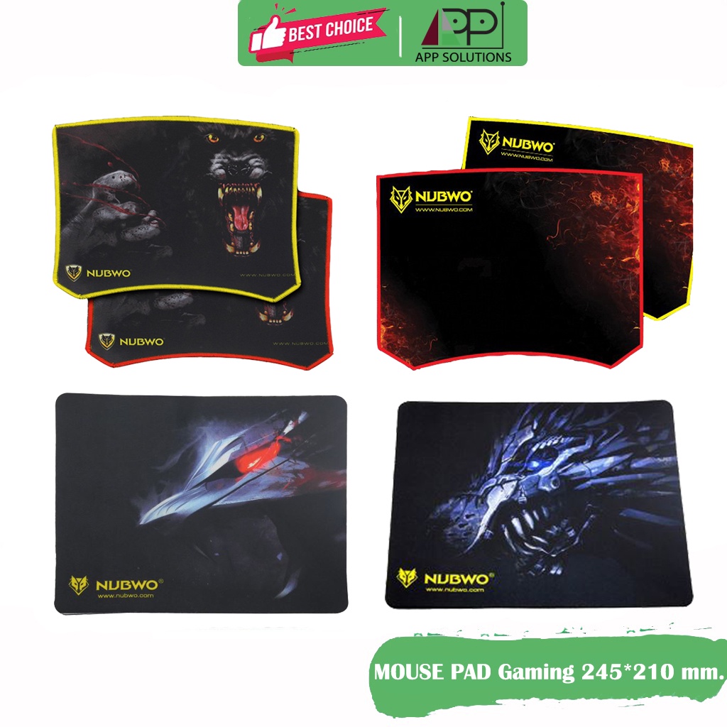 คละแบบ-mouse-pad-gaming-เมาส์แพด-nubwo