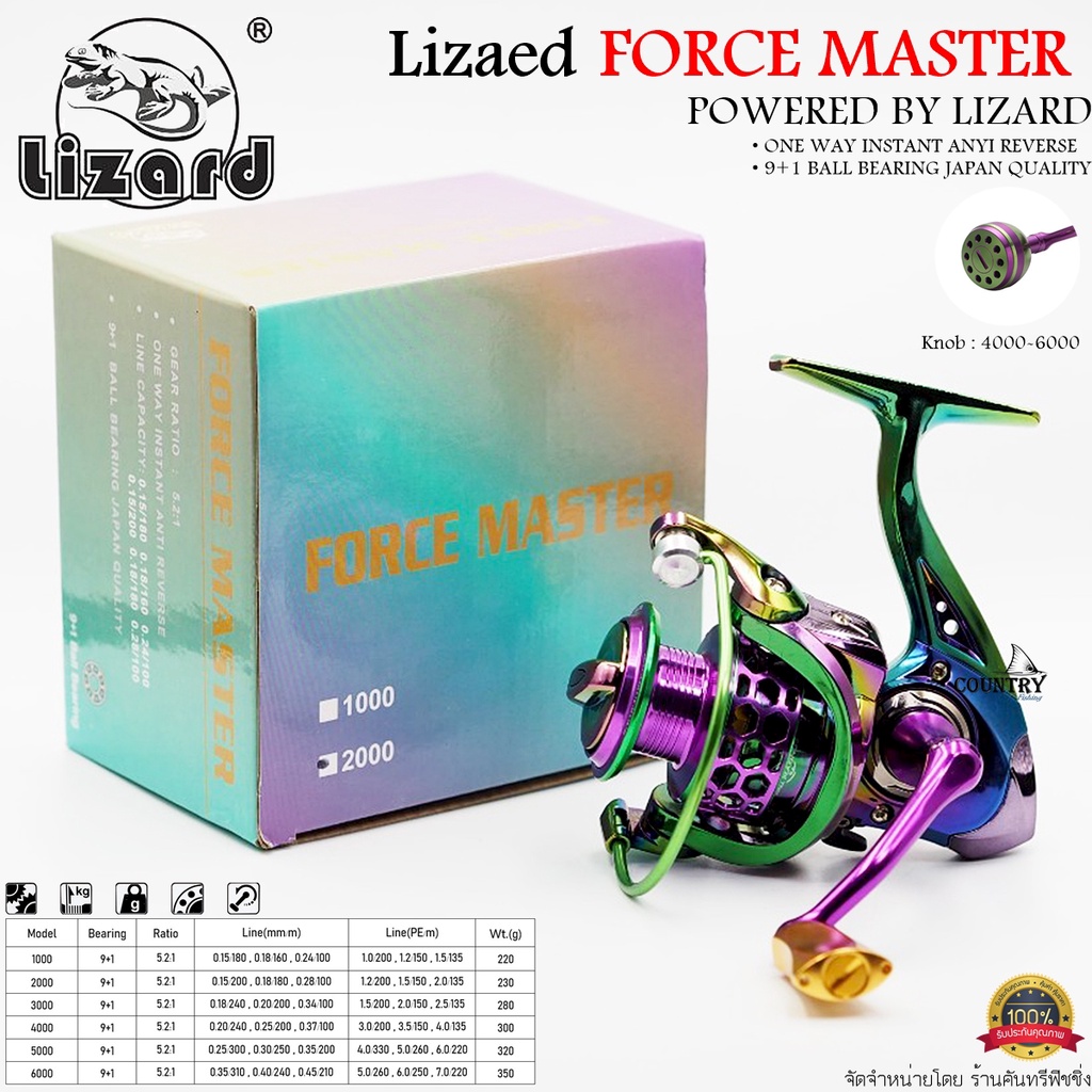 รอกตกปลา-lizard-force-master-ลิซาร์ด-ฟอร์สมาสเตอร์-สีรุ้ง