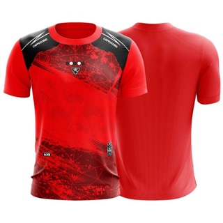 เสื้อกีฬา เสื้อฟุตบอล เสื้อพิมพ์ลาย คาปูชิโน่ K9 ราคาถูก S-XL
