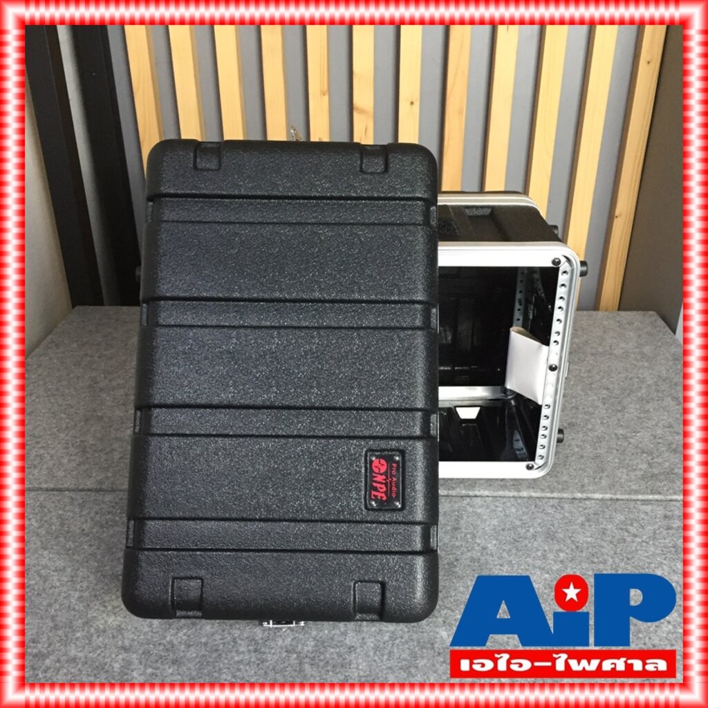 กล่องrack-npe-rack-abs-6us-ลึก9นิ้ว-ตู้rack-กล่องใส่อุปกรณ์เครื่องเสียง-rack-แร็ค-แร็ค6u-rack9นิ้ว-เอไอ-ไพศาล