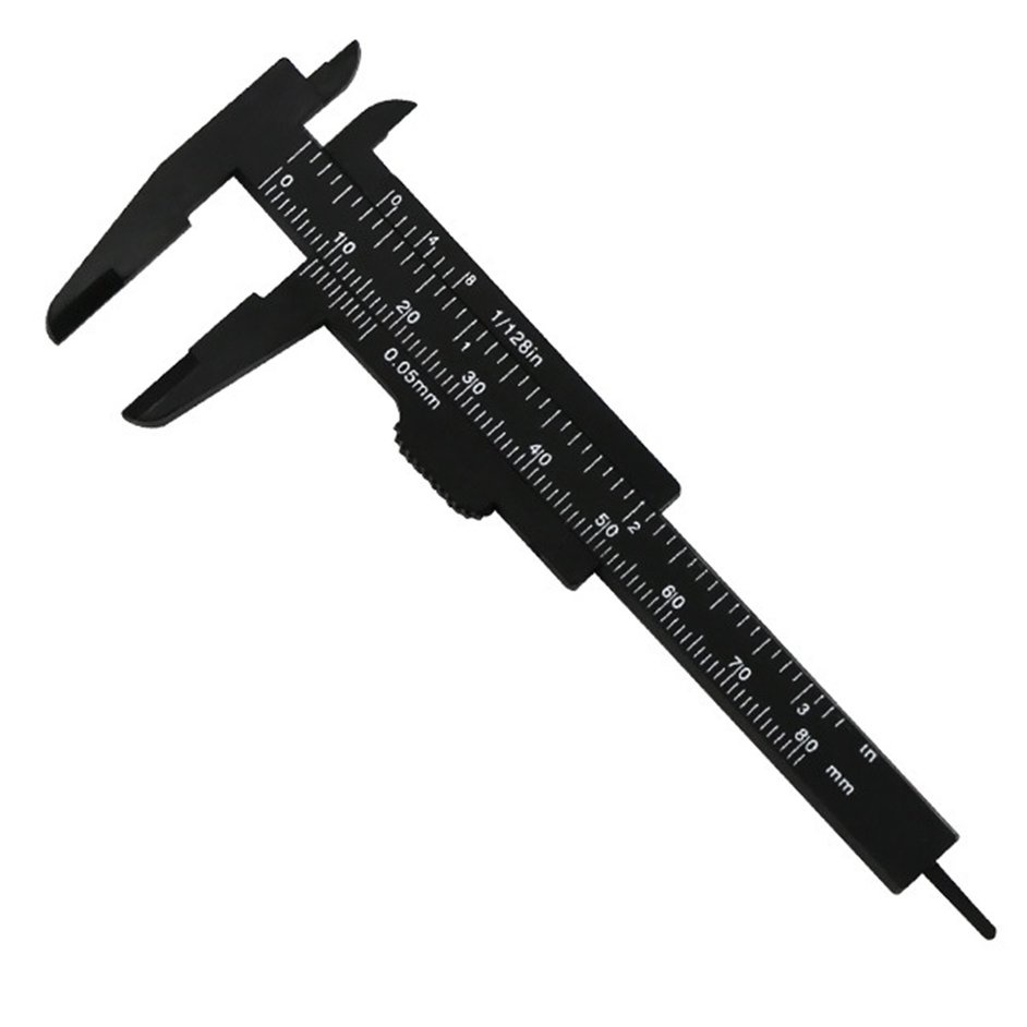 ae-ไม้บรรทัดพลาสติกวัดคิ้ว-vernier-caliper-caliper-80มม-0806