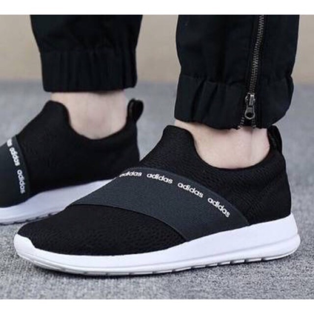 adidas Slip On Refine Adapt “Black-White” ของแท้ 💯 | Shopee Thailand