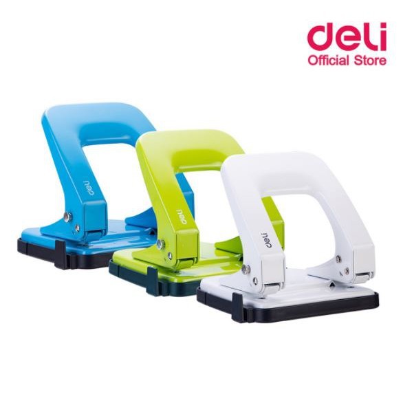 เครื่องเจาะกระดาษ-เครื่องเจาะรู-deli-0138-2-hole-punch-เจาะได้สูงสุด-35-แผ่น-คละสี