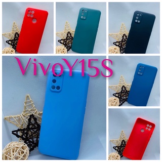 VIVO Y15S เคส สีพาสเทล กำมะหยี่ 5สี สำหรับ  งานหนางานดี ไม่บาง  สินค้าตรงรุ่น พร้อมส่งจากไทย