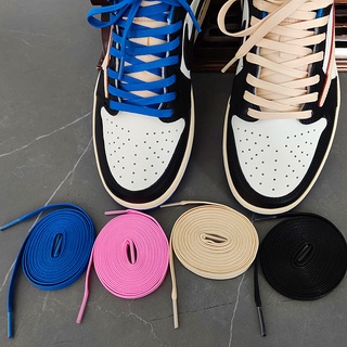 ภาพหน้าปกสินค้า[Shuxing Shoe Material] เชือกผูกรองเท้า AirJordan 1 Low Lightning Barb Nike Co-Branded Fujiwara Hiroshi ของแท้ สีขาว สีฟ้า สีดํา ซึ่งคุณอาจชอบราคาและรีวิวของสินค้านี้