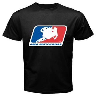 [COD]เสื้อยืด พิมพ์ลายโลโก้ Ama Motocross Racing คุณภาพสูง สีดํา แบบสร้างสรรค์ สําหรับผู้ชาย