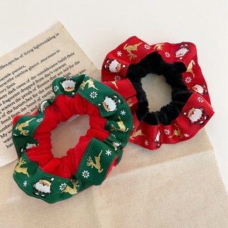 Christmas scrunchie 🎅🏻✨ ยางรัดผมคริสมาสต์น่ารักๆ พร้อมส่งเลยค่า