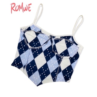 ROMWE [Ct.03] Sexy cemi crop สายเดี่ยวหลามตัด