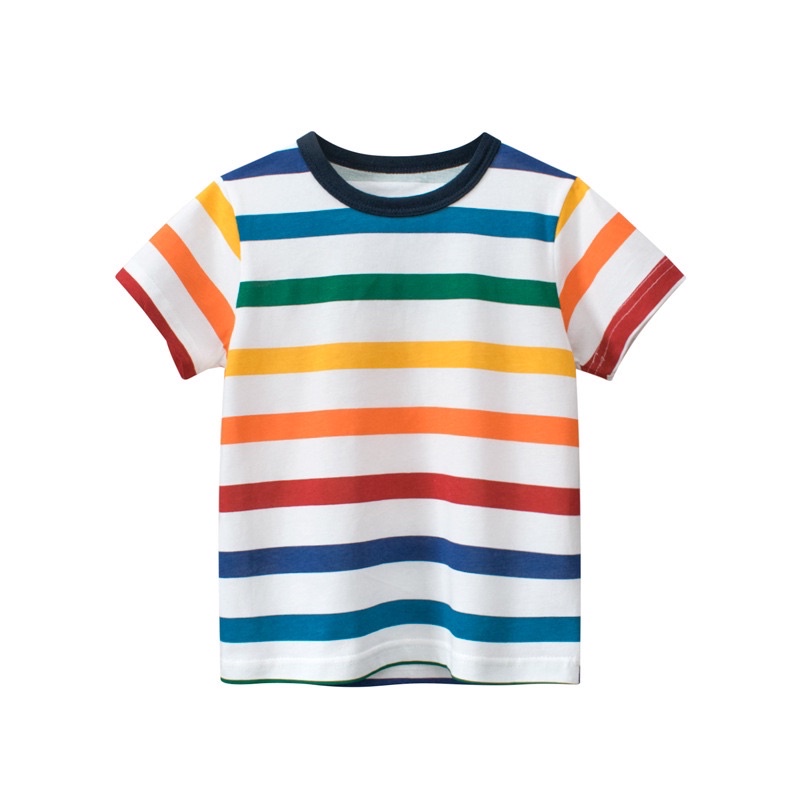 9609-27kids-เสื้อยืดเด็ก-สายรุ้ง-สีสัน-สดใส