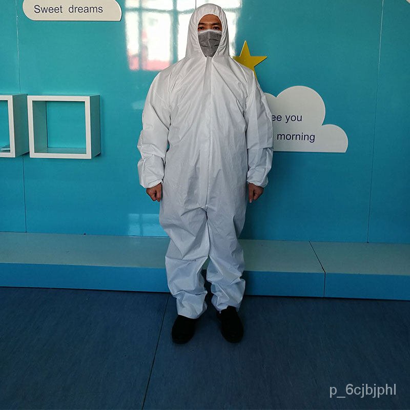 ภาพหน้าปกสินค้าXIAOMI MIJIA Dust and chemical protection suit Protective suit Dust-proof set Safety suit Protects against dust and liqu จากร้าน p_6cjbjphl บน Shopee